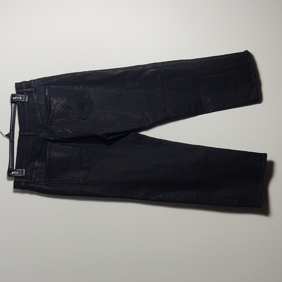 HUDSON Noa Mid-rise Straight Coated Cropped Stretch Jeans Size 31 - Picture 12 of 16